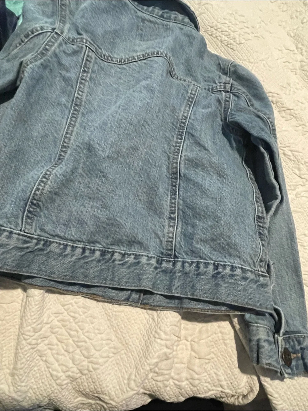 OshKosh B'gosh Kids 7 Light Blue Denim Jean Jacket for Kids 100% Cotton
